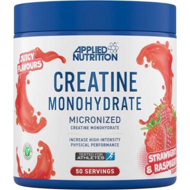 Креатин моногидрат Applied Nutrition Creatine Monohydrate 250 g /50 servings/ Strawberry Raspberry