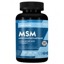 Хондропротектор (для спорта) GARO Nutrition MSM + Vitamin C + Hyaluronic acid 120 Caps