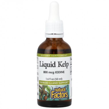 Ламинария Natural Factors Liquid Kelp 800 mcg 50 ml /1515 servings/