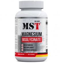 Микроэлемент Магний для спорта MST Nutrition Magnesium Bisglycinate 90 Caps