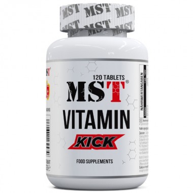 Витаминно-минеральный комплекс для спорта MST Nutrition Vitamin KICK 120 Tabs Витаминно-минеральный комплекс для спорта MST Nutrition Vitamin KICK 120 Tabs