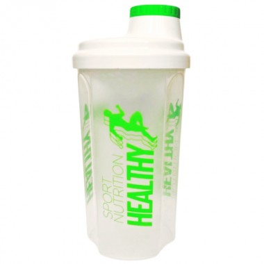 Шейкер MST Nutrition Shaker Healthy by MST 700 ml Transparent/Green