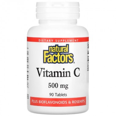 Витамин C Natural Factors Vitamin C 500 mg 90 Tabs