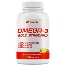 Омега для спорта Sporter Omega 3 Gold Standard 180 Caps