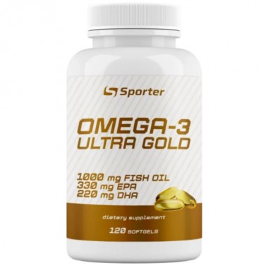 Омега для спорта Sporter Omega-3 Ultra Gold 120 Caps