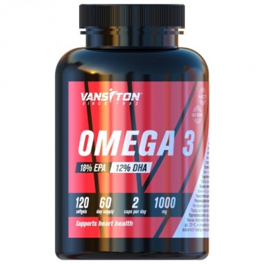 Омега для спорта Vansiton Omega 3 120 Caps