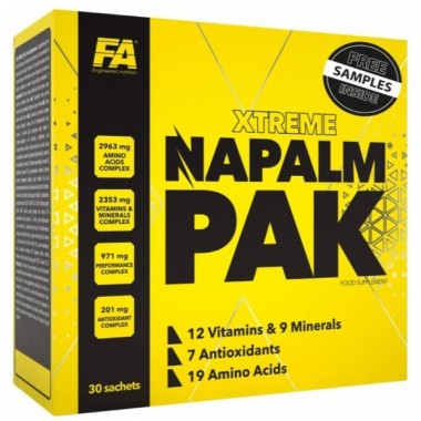 Витаминно-минеральный комплекс для спорта Fitness Authority Xtreme Napalm Pak 30 packs