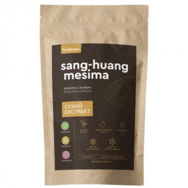 Грибной комплекс Fungipapa Санхван (Phellinus linteus) - cухой экстракт 90 капсул