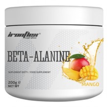 Бета-аланин для спорта IronFlex Beta-Alanine 200 g /80 servings/ Mango Бета-аланин для спорта IronFlex Beta-Alanine 200 g /80 servings/ Mango