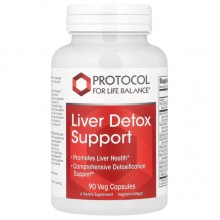 Комплекс для профилактики работы печени Protocol for Life Balance Liver Detox Support 90 Veg Caps Комплекс для профилактики работы печени Protocol for Life Balance Liver Detox Support 90 Veg Caps