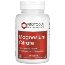 Микроэлемент Магний Protocol for Life Balance Magnesium Citrate 200 mg 100 Tabs Микроэлемент Магний Protocol for Life Balance Magnesium Citrate 200 mg 100 Tabs