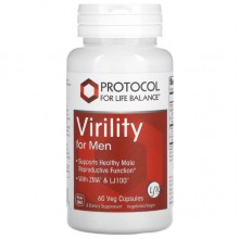 Комплекс для профилактики репродуктивной функии у мужчин Protocol for Life Balance Virility For Men 60 Veg Caps