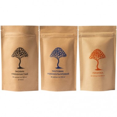 Грибной комплекс Дедушка Мухомор Набор “Здоровый ребенок” ( 3 вида грибов) 60 + 60 + 60 капсул