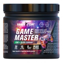 Энергетик Vansiton Game Master 300 g /30 servings/ Kiwi Black Currant Энергетик Vansiton Game Master 300 g /30 servings/ Kiwi Black Currant