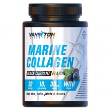 Хондропротектор (для спорта) Vansiton Marine Collagen 300 g /30 servings/ Black Currant