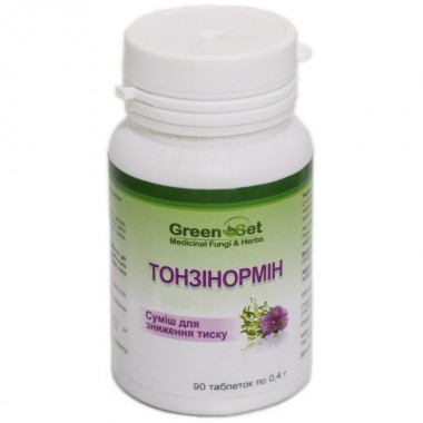 Комплекс для профилактики давления и кровообращения GreenSet Тонзинормин - Смесь для снижения давления 90 таблеток