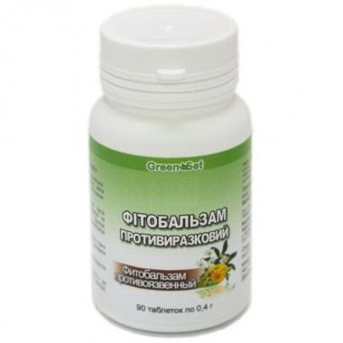 Смесь экстрактов GreenSet Фитобальзам Противоязвенный 90 таблеток