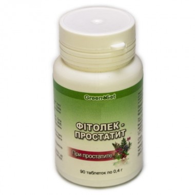 Комплекс для здоровья предстательной железы GreenSet Фитолек - Простатит 90 таблеток