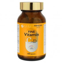 Мультивитамины Fine Japan Vitamin C + D 60 Caps