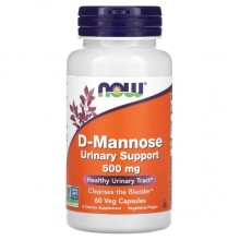 Урологический препарат NOW Foods D-Mannose 500 mg 60 Veg Caps