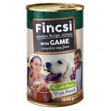 Fincsi консерва для собак Дичь (зеленая) 1240г
