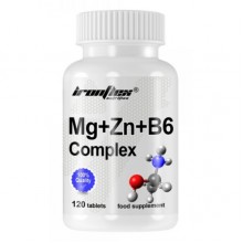 Мультиминералы для спорта IronFlex Mg+Zn+B6 120 Tabs