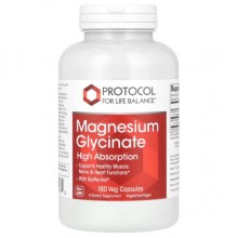 Микроэлемент Магний Protocol for Life Balance Magnesium Glycinate, High Absorption 180 Veg Caps Микроэлемент Магний Protocol for Life Balance Magnesium Glycinate, High Absorption 180 Veg Caps