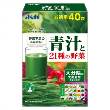 Детокс Asahi Green Juice (Aojiru with 21 vegetables) 3,3 g 40 sticks Детокс Asahi Green Juice (Aojiru with 21 vegetables) 3,3 g 40 sticks