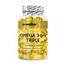 Омега для спорта IronFlex Omega 3-6-9 Triple 90 Caps Омега для спорта IronFlex Omega 3-6-9 Triple 90 Caps