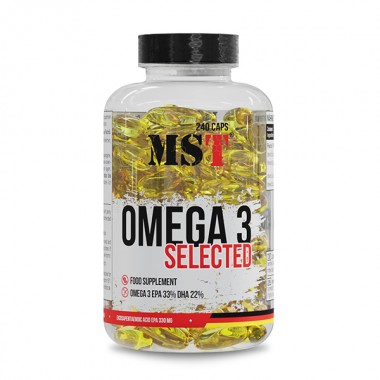 Омега для спорта MST Nutrition Omega 3 Selected 55% 240 Caps