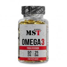 Омега для спорта MST Nutrition Omega 3 Triglyceride 75% 60 Caps