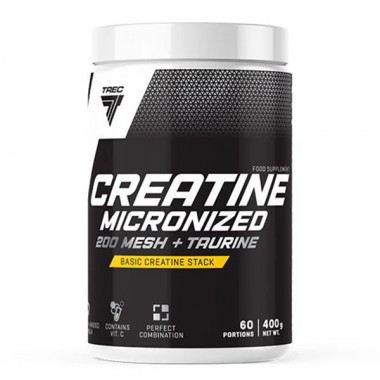 Креатин моногидрат Trec Nutrition Creatine Micronized 200 MESH + Taurine 400 g /60 servings/