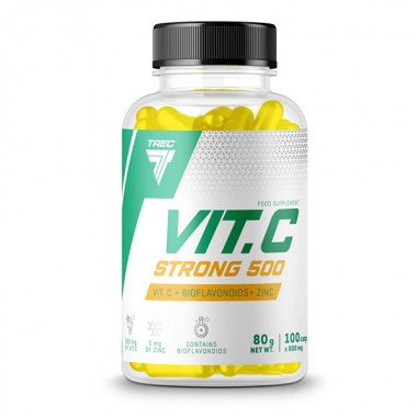 Витамин C для спорта Trec Nutrition VIT. C Strong 500 100 Caps