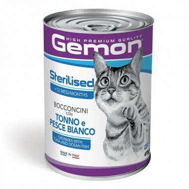  Gemon Cat Wet Adult тунец и океаническая рыба 0,415 Кг