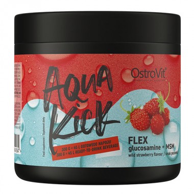 Хондропротектор (для спорта) OstroVit Aqua Kick Flex 300 g /30 servings/ Wild Strawberry