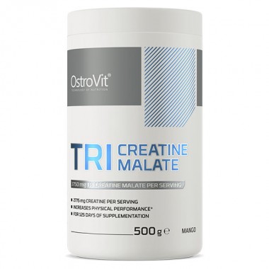 Креатин комплекс OstroVit Tri Creatine Malate 500 g /125 servings/ Mango
