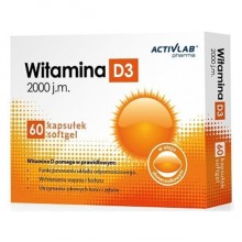 Витамин D для спорта Activlab Pharma Vitamin D3 2000 IU 50 mcg 60 Softgel