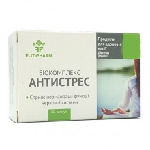 Комплекс для профилактики нервной системы Elit-Pharm Биокомплекс Антистресс 50 капс