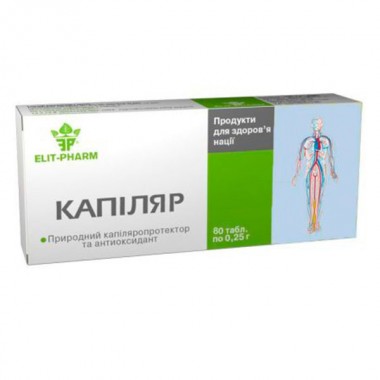 Комплекс для профилактики давления и кровообращения Elit-Pharm Капилляр 80 таб