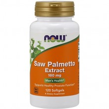 Экстракты ягод сереноа NOW Foods Saw Palmetto Extract 160 mg 120 Softgels