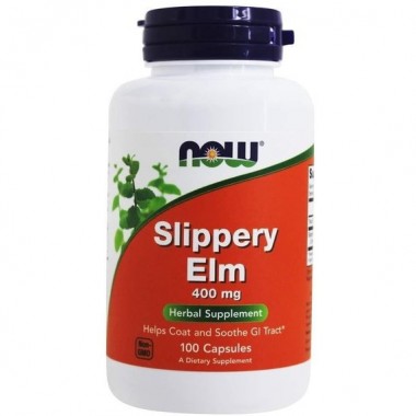 Травяные ферменты NOW Foods Slippery Elm 400 mg 100 Caps