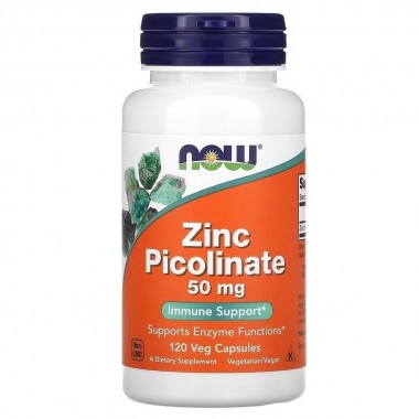 Микроэлемент Цинк NOW Foods Zinc Picolinate 50 mg 120 Caps NOW-01552 Микроэлемент Цинк NOW Foods Zinc Picolinate 50 mg 120 Caps NOW-01552