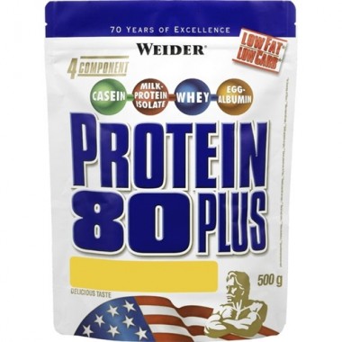 Протеин Weider Protein 80 Plus 500 g /16 servings/ Toffee Caramel