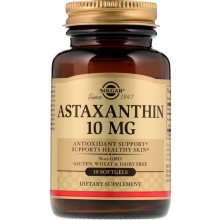 Астаксантин Solgar Natural Astaxanthin 10 mg 30 Softgels SOL-36204 Астаксантин Solgar Natural Astaxanthin 10 mg 30 Softgels SOL-36204