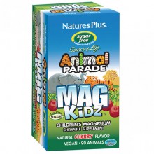 Микроэлемент Магний Nature's Plus Animal Parade, Mag Kidz Sugar Free 90 Chewable Tabs Natural Cherry Flavor Микроэлемент Магний Nature's Plus Animal Parade, Mag Kidz Sugar Free 90 Chewable Tabs Natural Cherry Flavor