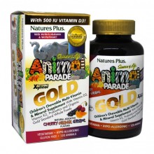 Витаминно-минеральный комплекс Nature's Plus Animal Parade Gold 120 Chewables Cherry, Orange, Grape flavors Витаминно-минеральный комплекс Nature's Plus Animal Parade Gold 120 Chewables Cherry, Orange, Grape flavors