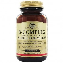 В комплекс Solgar B-Complex with Vitamin C Stress Formula 100 Tabs В комплекс Solgar B-Complex with Vitamin C Stress Formula 100 Tabs