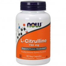 Цитруллин NOW Foods CITRULLINE 750 mg 90 Veg Caps Цитруллин NOW Foods CITRULLINE 750 mg 90 Veg Caps