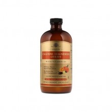 Микроэлемент Кальций Solgar Liquid Calcium Magnesium Citrate with Vitamin D3 16 fl oz 473 ml Natural Orange Vanilla