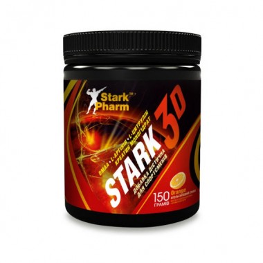 Комплекс до тренировки Stark Pharm Stark 3D Strong Mix DMAA & PUMP 150 g /30 servings/ Orange